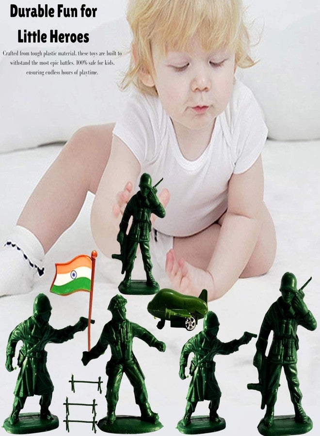 Mallexo مجموعة ألعاب جنود ماليكسو للأطفال | 54 قطعة من الجنود للأطفال | لعبة معسكر قاعدة الشرطة والجيش للأولاد والبنات، شخصيات عسكرية، مجموعة لعب ساحة المعركة، ألعاب تعليمية للأطفال من عمر 3 سنوات فما فوق - Image 5